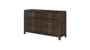 Kenzo Modern Style 6-Drawer Dresser Made with Wood in Walnut