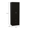 Willow Grove 2-Drawer Armoire Black Wengue