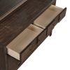 Kenzo Modern Style 6-Drawer Dresser Made with Wood in Walnut