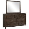 Dresser Mirror Antique Brown
