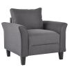 Polyester-blend 3 Pieces Sofa Set; Living Room Set