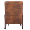 COOLMORE Rocking Chair With Ottoman, Mid-Century Modern Upholstered Fabric Rocking Armchair, Rocking Chair Nursery with Thick Padded Cushion
