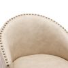 COOLMORE Bar Stools Set of 2 Counter Height Chairs with Footrest for Kitchen, Dining Room And 360 Degree Swivel