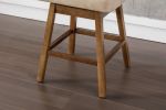 COOLMORE Bar Stools Set of 2 Counter Height Chairs with Footrest for Kitchen, Dining Room And 360 Degree Swivel